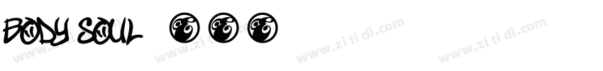 Body Soul字体转换
